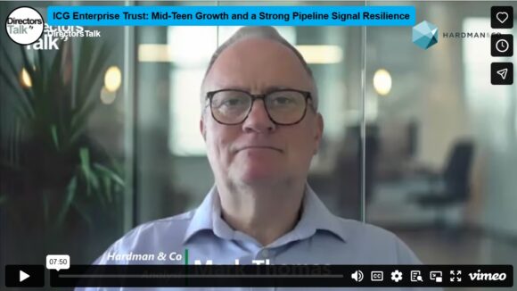 DirectorsTalk Interview on ICG Enterprise Trust | Strong operating company performance drives long-term returns