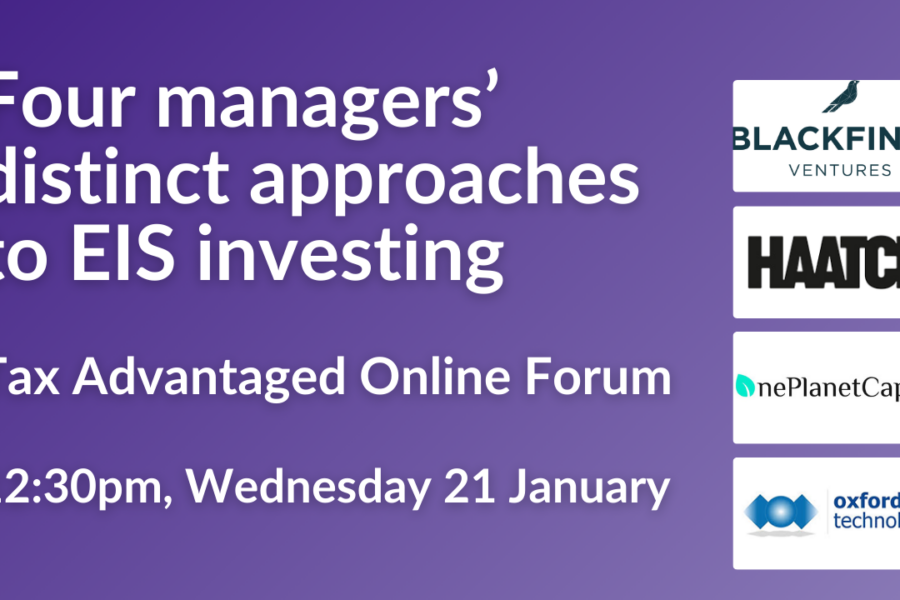 EIS investing tax advantaged