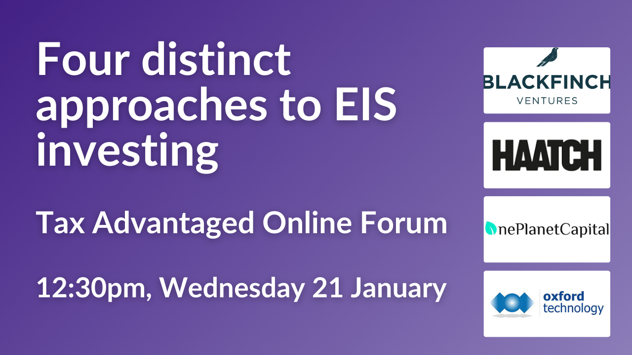 EIS investing tax advantaged