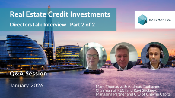 Directors Talk Interview: Real Estate Credit Investments | Q&A Session | Part 2/2