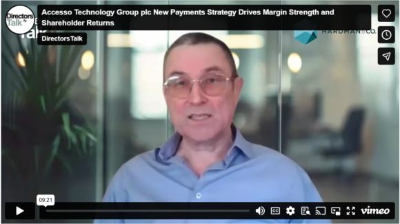 DirectorsTalk Interview on accesso Technology Group | New payments’ strategy unveiled