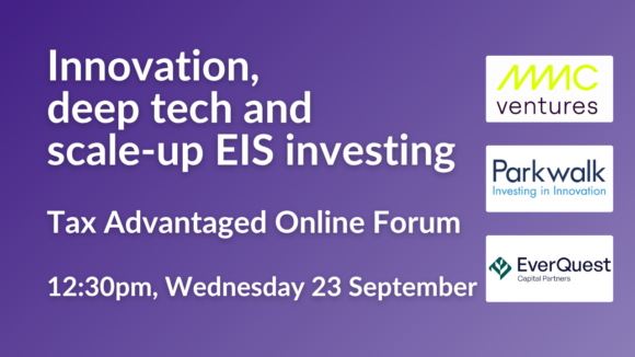 Online event | Innovation, deep tech and scale-up EIS investing