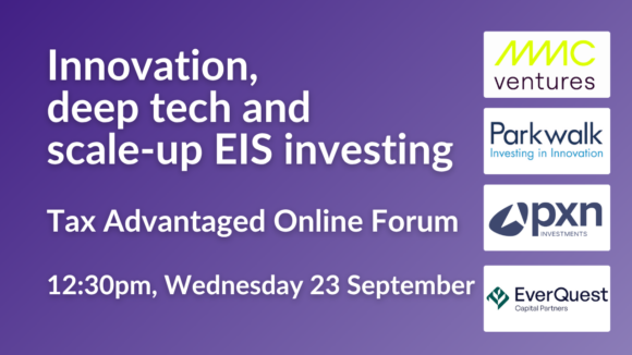 Online event | Innovation, deep tech and scale-up EIS investing